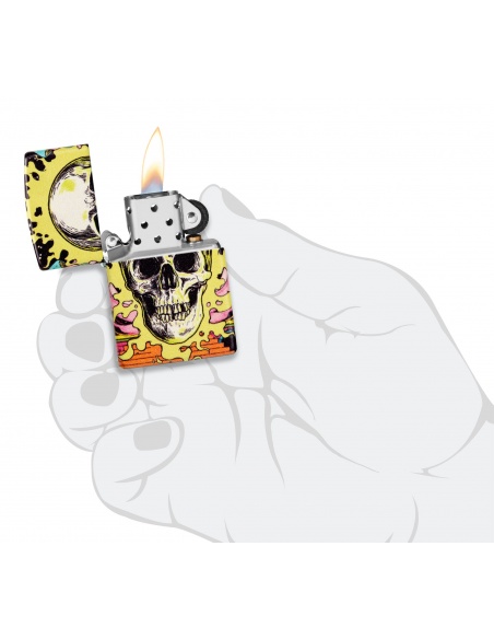 Brichetă Zippo 48640 Skull Glow in the dark