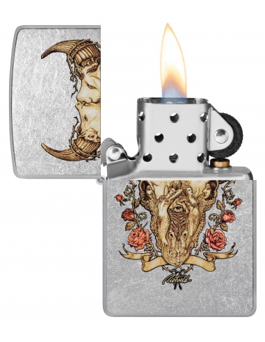 Brichetă Zippo 48559 Rick Rietveld Bull Skull