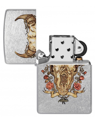 Brichetă Zippo 48559 Rick Rietveld Bull Skull