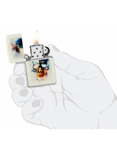 Brichetă Zippo 48563 Skull Glow in the Dark
