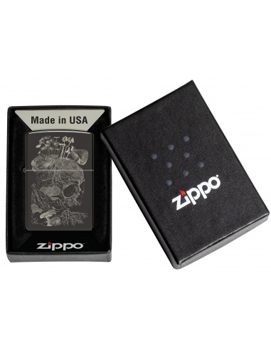 Brichetă Zippo 48590 Mushroom Growing on Skull