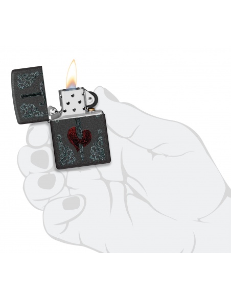 Brichetă Zippo 48617 Heart and Dagger