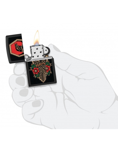 Brichetă Zippo 48611 Crow Tattoo
