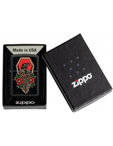 Brichetă Zippo 48611 Crow Tattoo