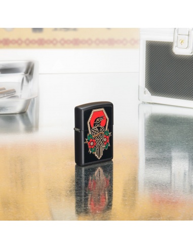 Brichetă Zippo 48611 Crow Tattoo