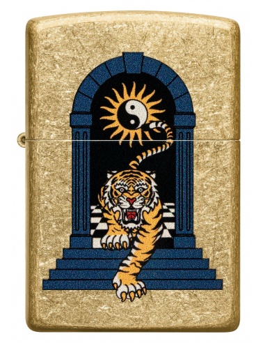 Brichetă Zippo 48613 Yin Yang Sun Tiger Tattoo
