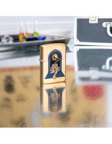Brichetă Zippo 48613 Yin Yang Sun Tiger Tattoo