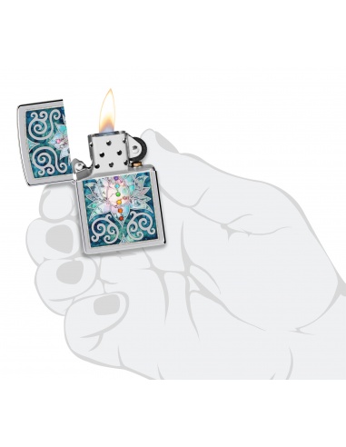 Brichetă Zippo 48592 Fusion Lotus Flower