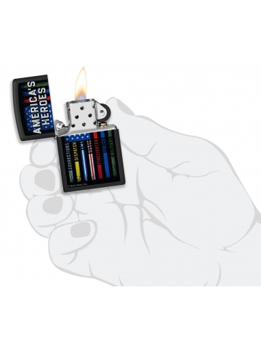 Brichetă Zippo 48634 Buck Wear - America’s Heroes