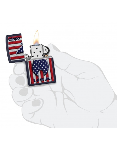 Brichetă Zippo 48560 Patriotic Flame