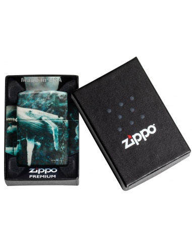 Brichetă Zippo 48627 Spazuk Whales With Underwater Mines