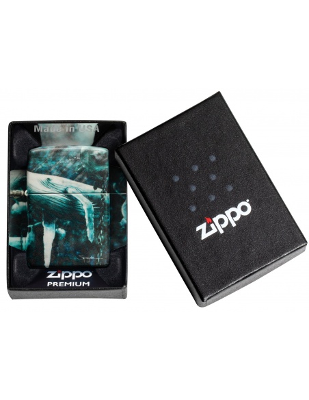 Brichetă Zippo 48627 Spazuk Whales With Underwater Mines