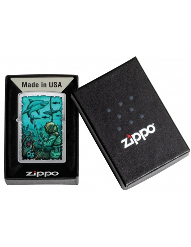 Brichetă Zippo 48561 Sharks Shipwreck Diver Nautical