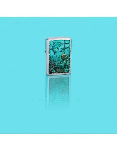 Brichetă Zippo 48561 Sharks Shipwreck Diver Nautical