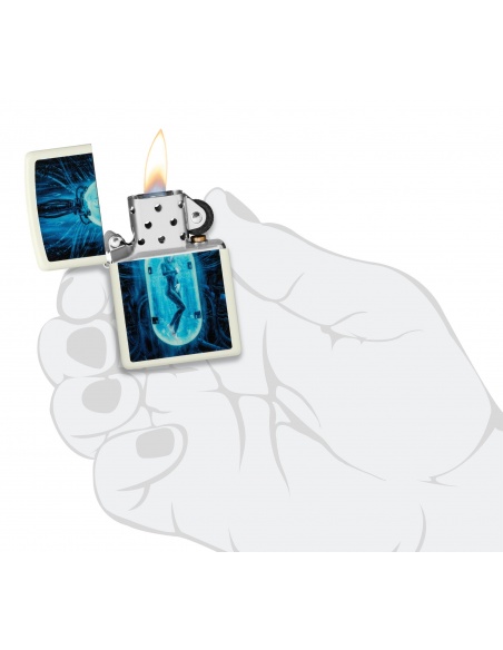 Brichetă Zippo 48520 Tube Woman Glow in the Dark