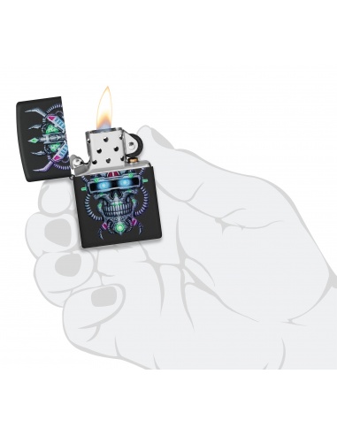 Brichetă Zippo 48516 Cyber Skull