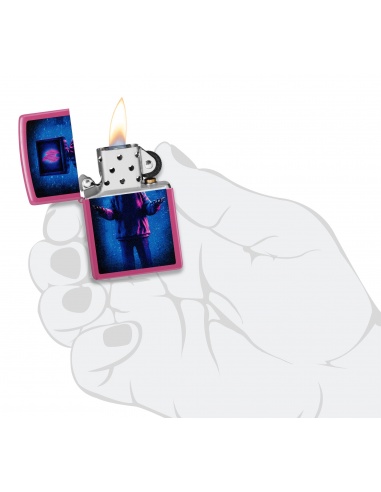 Brichetă Zippo 48515 Flame TV Man