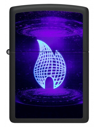 Brichetă Zippo 48514 UFO Flame Black Light