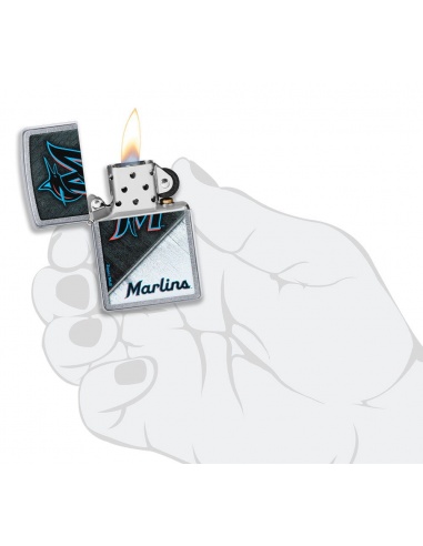 Brichetă Zippo 49737 MLB Miami Marlins