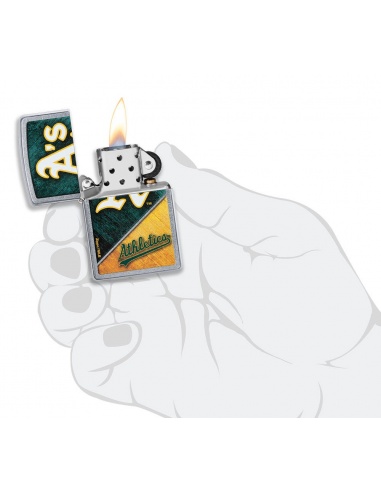 Brichetă Zippo 49743 MLB Oakland Athletics