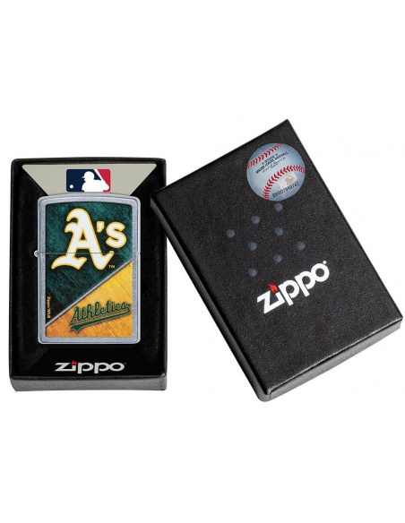 Brichetă Zippo 49743 MLB Oakland Athletics