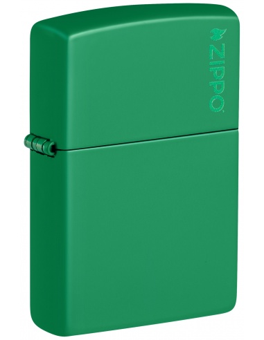 Brichetă Zippo 48629ZL Classic Grass Green Matte with Zippo Logo