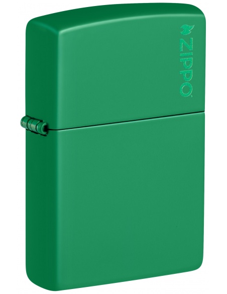 Brichetă Zippo 48629ZL Classic Grass Green Matte with Zippo Logo