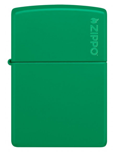 Brichetă Zippo 48629ZL Classic Grass Green Matte with Zippo Logo
