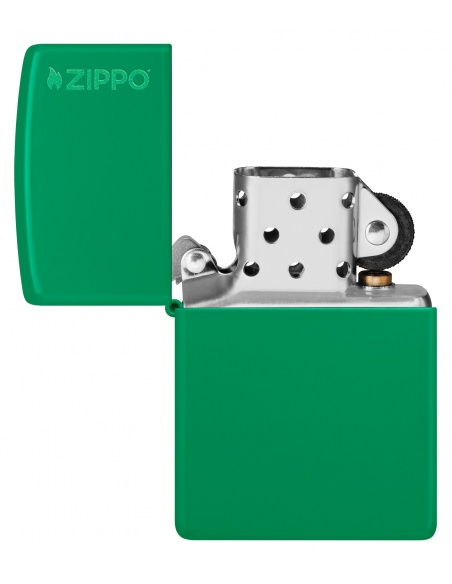Brichetă Zippo 48629ZL Classic Grass Green Matte with Zippo Logo