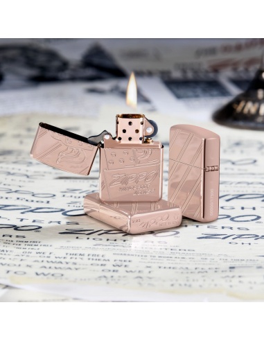 Brichetă Zippo 48768 Limited Edition Armor Script Logo