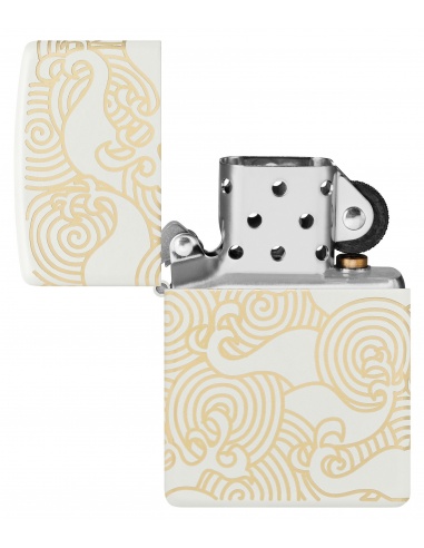 Brichetă Zippo 48909 Engraved Wave Pattern