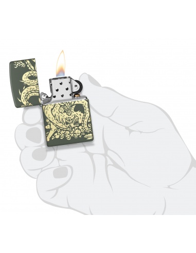 Brichetă Zippo 48907 Dragon Heads