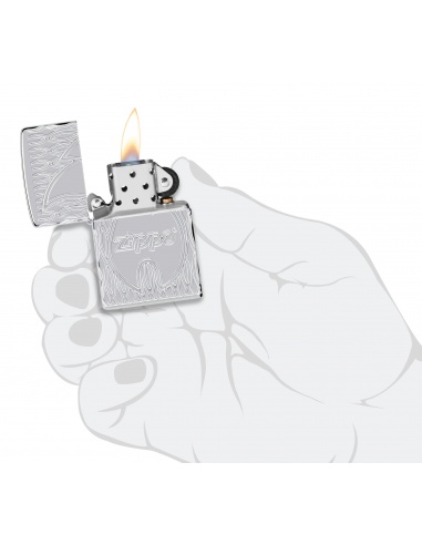 Brichetă Zippo 48838 Armor Flame Design