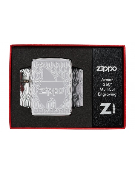 Brichetă Zippo 48838 Armor Flame Design