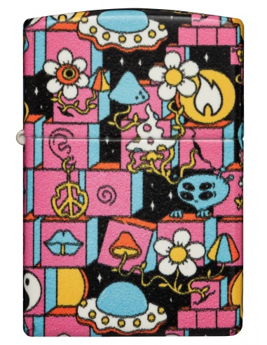 Brichetă Zippo 48779 Psychedelic Abstract Design