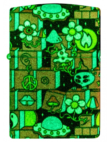 Brichetă Zippo 48779 Psychedelic Abstract Design