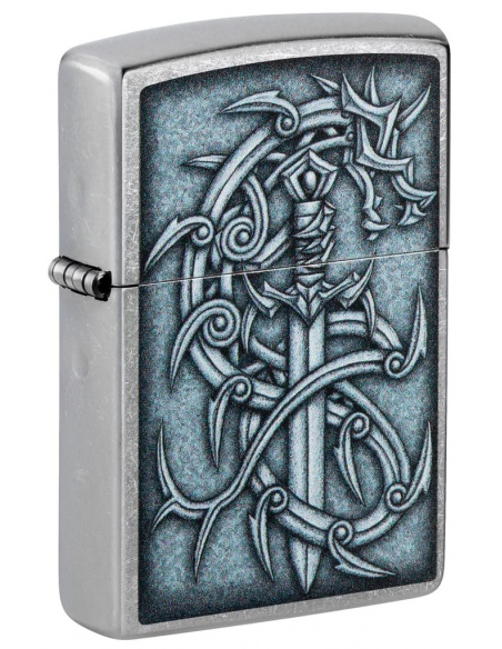 Brichetă Zippo 48365 Metal Dragon and Blade