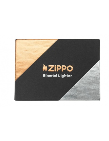 Brichetă Zippo 48695 Bimetal Copper Lid and Sterling Silver Bottom