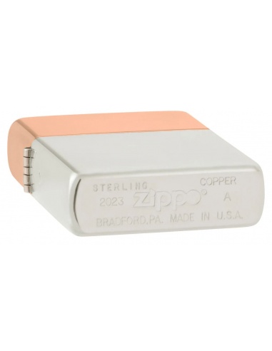 Brichetă Zippo 48695 Bimetal Copper Lid and Sterling Silver Bottom