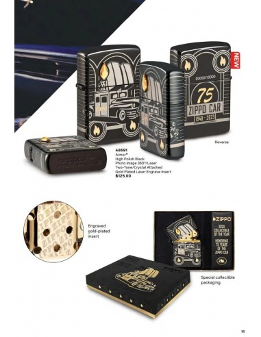 Brichetă Zippo 48691 2023 Collectible of the Year - Zippo Car - 75 Years