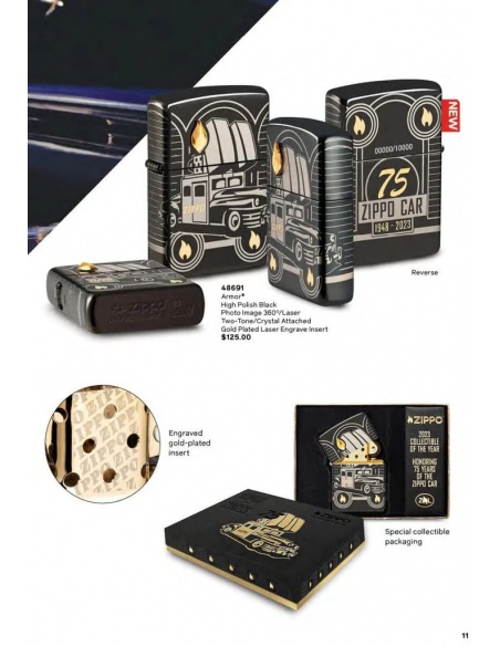 Brichetă Zippo 48691 2023 Collectible of the Year - Zippo Car - 75 Years