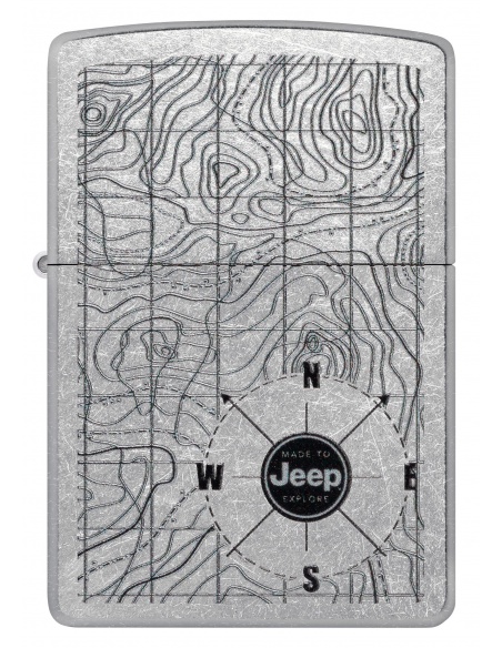 Brichetă Zippo 48765 Jeep with Topographical Map