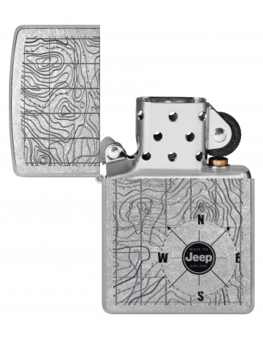 Brichetă Zippo 48765 Jeep with Topographical Map