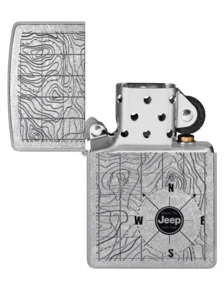 Brichetă Zippo 48765 Jeep with Topographical Map