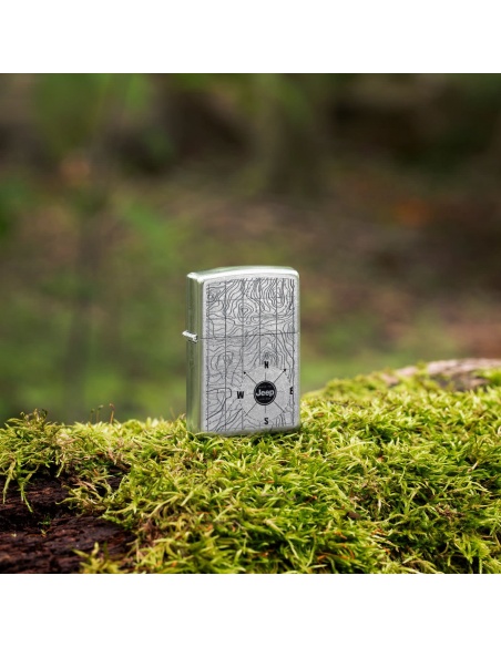 Brichetă Zippo 48765 Jeep with Topographical Map