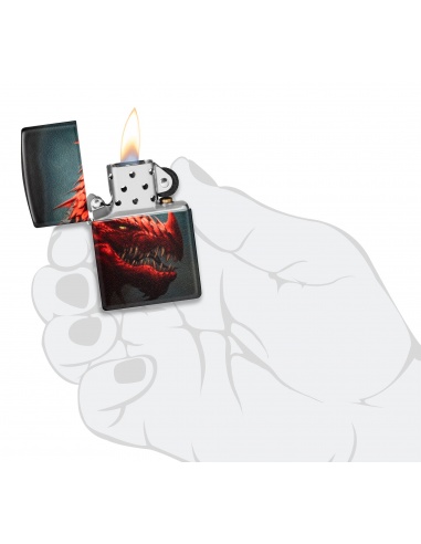 Brichetă Zippo 48777 Red Dragon