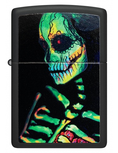 Brichetă Zippo 48761 Sugar Skeleton Black Light