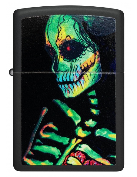 Brichetă Zippo 48761 Sugar Skeleton Black Light