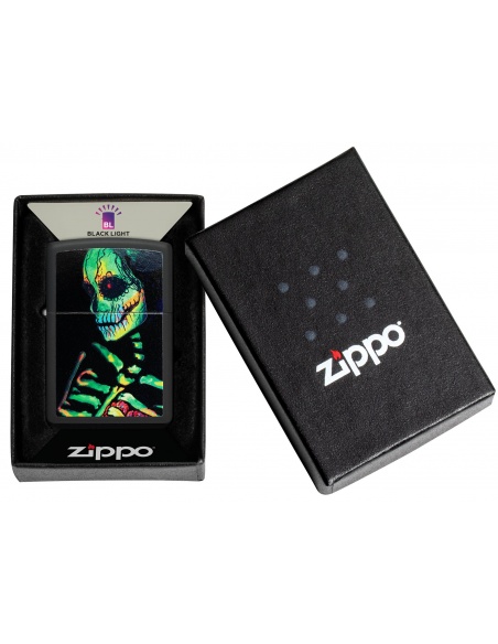 Brichetă Zippo 48761 Sugar Skeleton Black Light