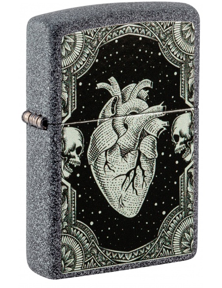Brichetă Zippo 48720 Visceral Heart Design